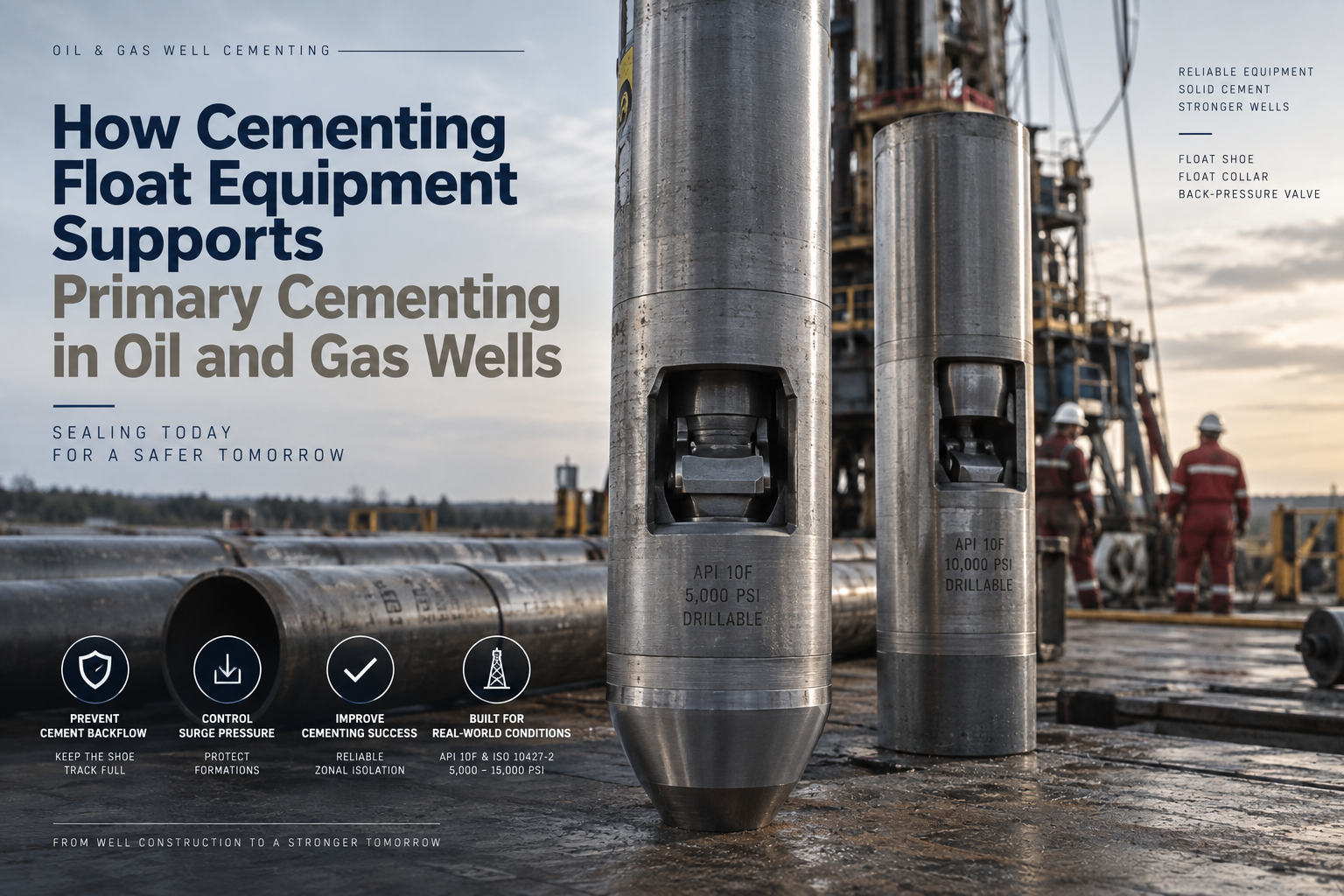 Últimos blogs de la empresa sobre Cómo el equipo de flotación de cementación apoya la cementación primaria en pozos de petróleo y gas