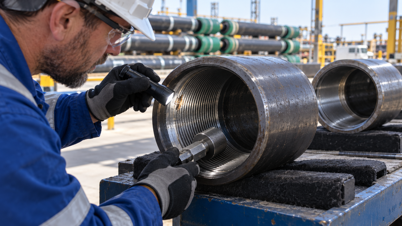Últimos blogs de la empresa sobre Cómo identificar daños en la rosca y defectos dimensionales en acoplamientos de yacimientos petrolíferos antes de la instalación
