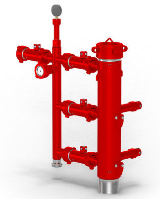 comprar Cabezal de cementación de doble tapón API BTC certificado SWS 13-3/8''  Herramienta compatible con hebilla adjunta más vendida para proyectos de cementación de pozos petroleros online manufacture
