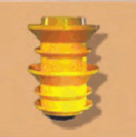 4 1/2 PDC Plug de cemento sin rotación de plástico con núcleo perforable para cementación de pozos de petróleo y gas