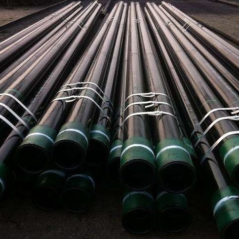 Api 5,59 mm espesor de pared Campo de petróleo y gas Cementado con M65 BTC