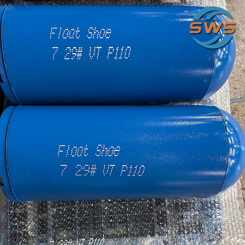 WSP-3T 5-1/2 N80 cemento de cemento de doble válvula zapatilla flotante para pozos de petróleo o gas