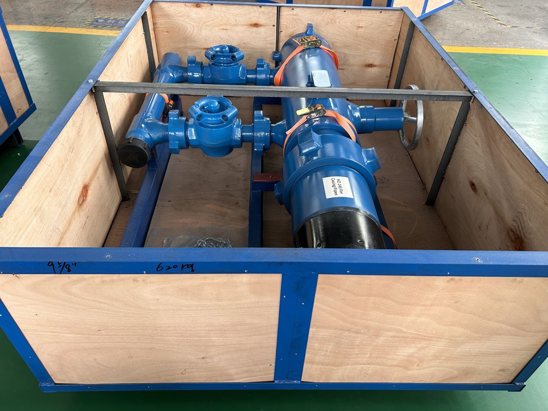 13-3/8' API Casing LTC BTC Buckle conectado Presión de trabajo de 21Mpa Single Plug Cementing Head Con embalaje de madera 810KG