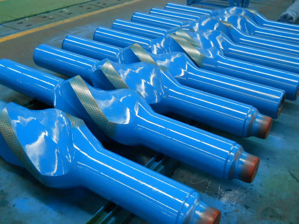 Estabilizador de cuchilla integral de 121 mm de cuerpo y 1200 mm de longitud para la industria del petróleo y el gas