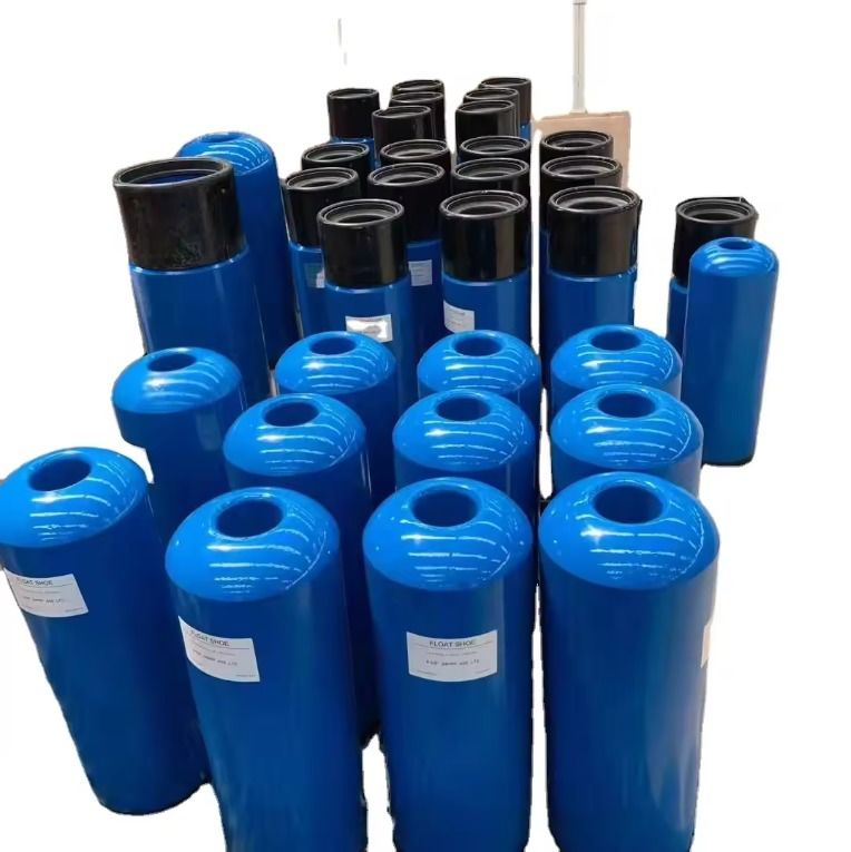 Zapato flotador y collar flotador de cementación para pozo de petróleo y gas con válvulas dobles de 5