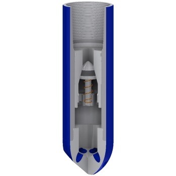 Zapato flotante excéntrico de nariz para válvula simple y doble de 7 5/8